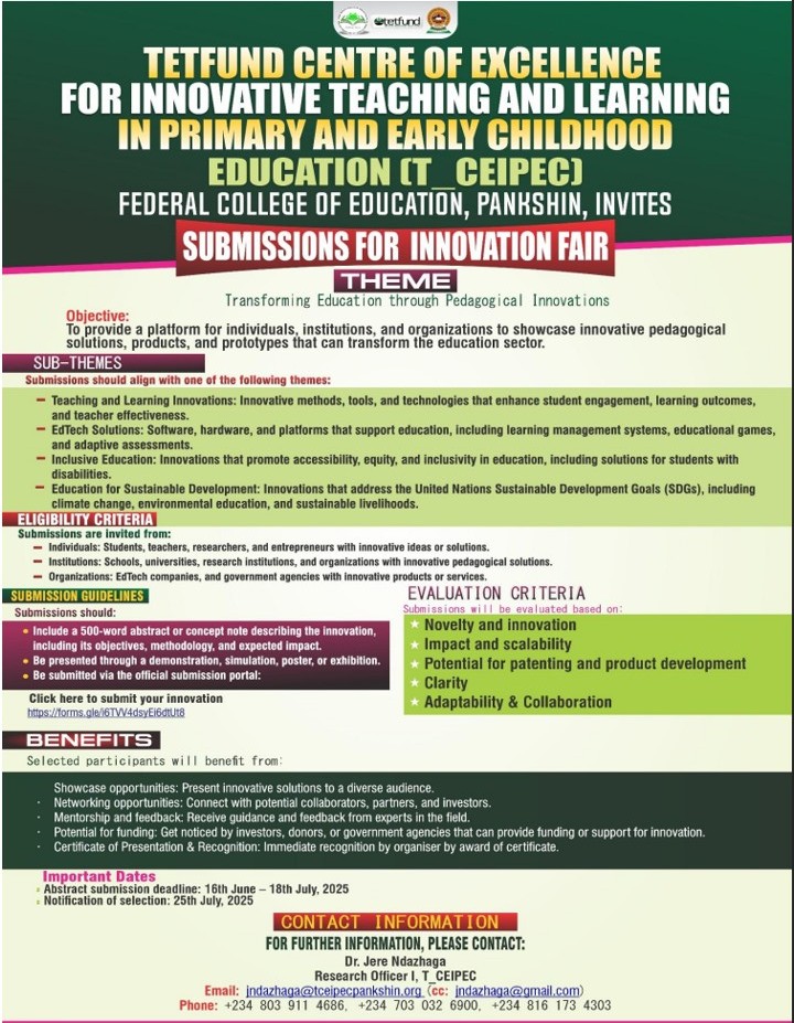 Call for submission poster